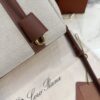 Loro Piana Loom bag L25 Cotton, Calfskin Nougat/Warm Tan/Sun Gold |