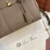 Loro Piana Loom bag L25 Calfskin brown/Sun Gold | Loro Piana FR