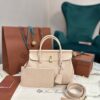 Loro Piana Loom bag L25 Calfskin pink/Sun Gold | Loro Piana FR
