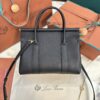 Loro Piana Loom bag L25 Calfskin Black/Sun Gold | Loro Piana