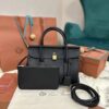 Loro Piana Loom bag L25 Calfskin Black/Sun Gold | Loro Piana