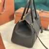 Loro Piana Loom bag L25 Calfskin Black/Sun Gold | Loro Piana
