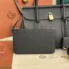 Loro Piana Loom bag L25 Calfskin Black/Sun Gold | Loro Piana