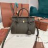Loro Piana Loom bag L32 Grained Calfskin DARK CHOCOLATE