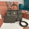 Loro Piana Loom bag L32 Grained Calfskin DARK CHOCOLATE