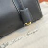Loro Piana Loom bag L32 Smooth Calfskin Black | Loro Piana CY