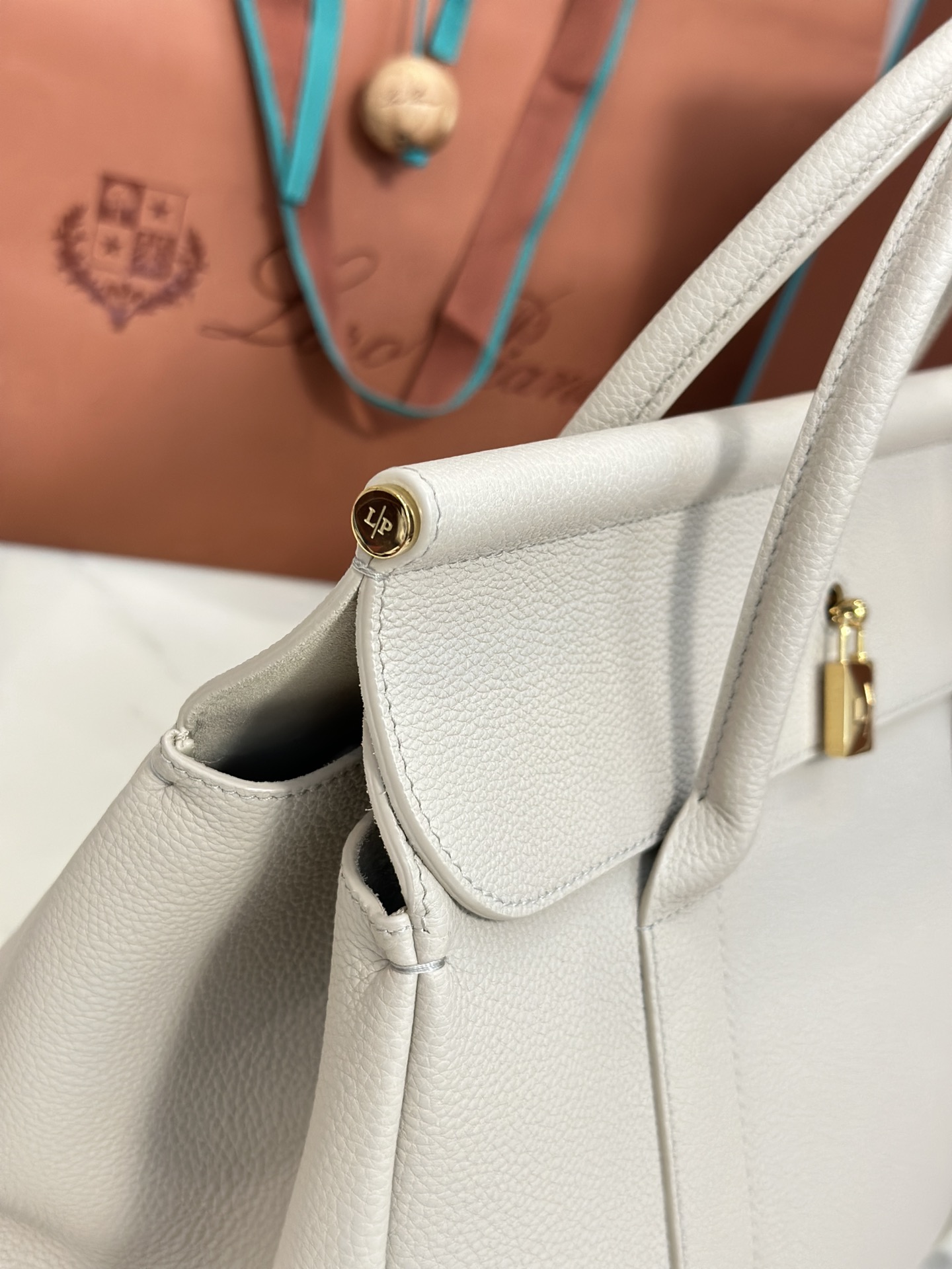 Loro Piana Pre-Owned Loom Satchel Bag | beige |
