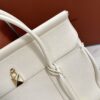 Loro Piana Loom bag L32 Grained Calfskin Whisper White | Loro Piana