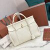 Loro Piana Loom bag L32 Grained Calfskin Whisper White | Loro Piana