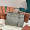 Loro Piana Loom bag L25 Calfskin Glory gray/Sun Gold | Loro Piana