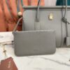 Loro Piana Loom bag L25 Calfskin Glory gray/Sun Gold | Loro Piana