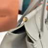 Loro Piana Loom bag L25 Calfskin Glory gray/Sun Gold | Loro Piana