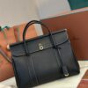 Loro Piana Loro Piana Leather Loom 25 - Black Handle Bags, Handbags -