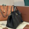 Loro Piana Loro Piana Leather Loom 25 - Black Handle Bags, Handbags -