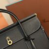 Loro Piana Loro Piana Leather Loom 25 - Black Handle Bags, Handbags -