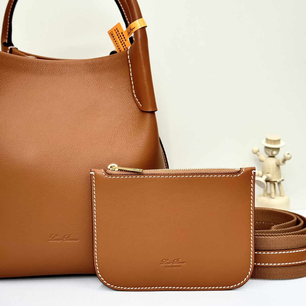 Loro Piana Micro Bale bag Smooth Calfskin Warm Tan | Loro Piana US