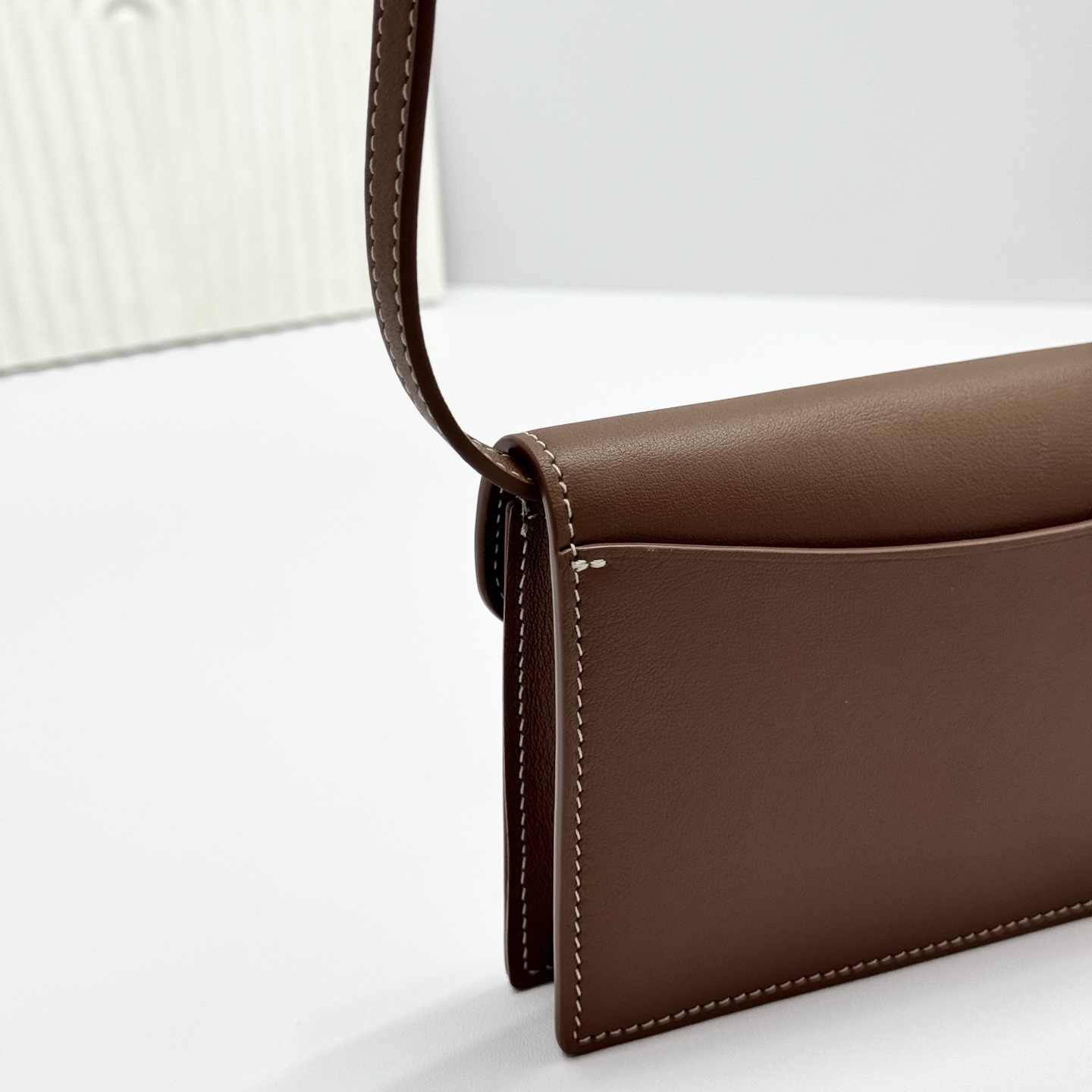 Loro Piana Extra Pochette Cotton, Linen Natural/Caramel Sugar/Sun Gold