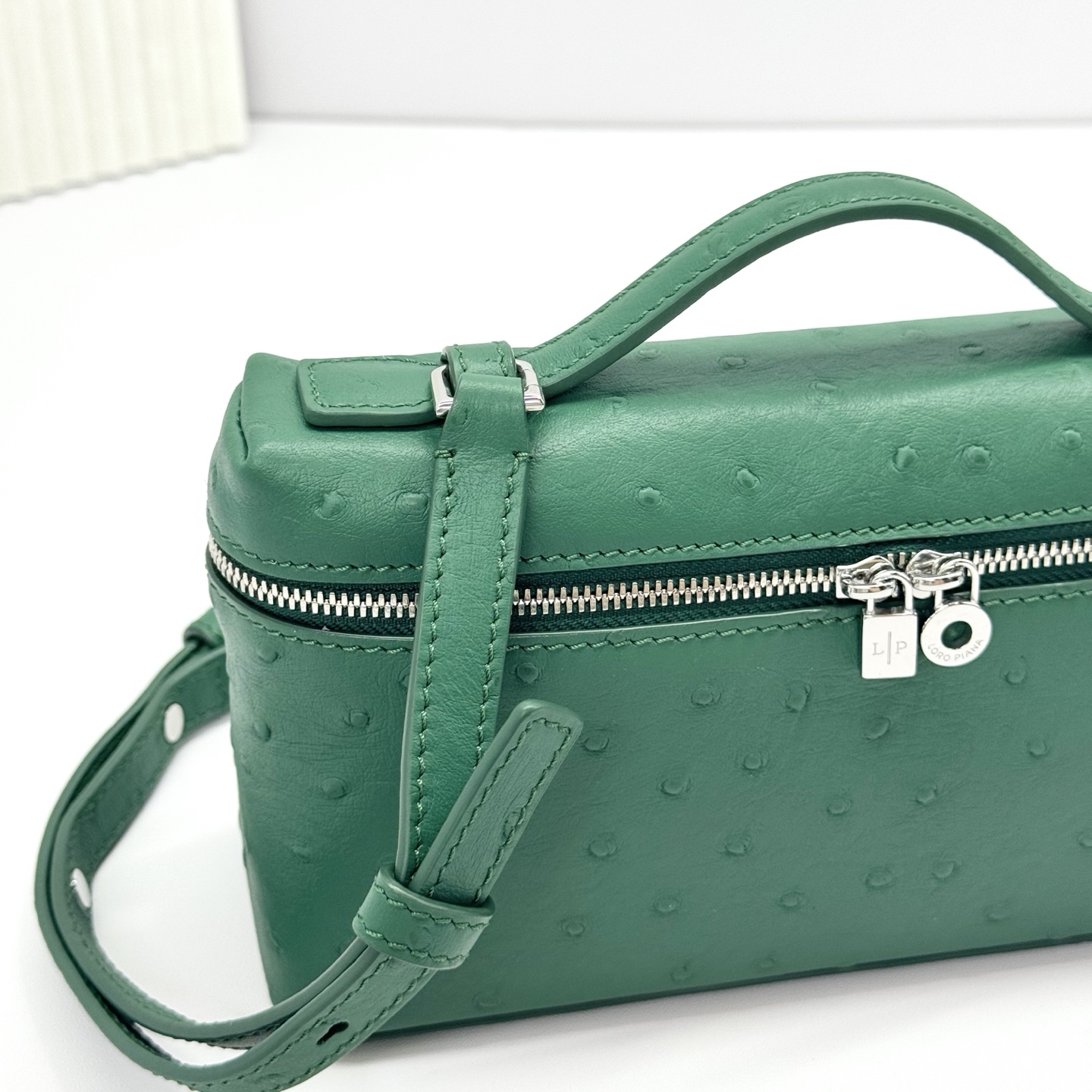 Loro Piana Extra Pocket L19 Pouch in Green |