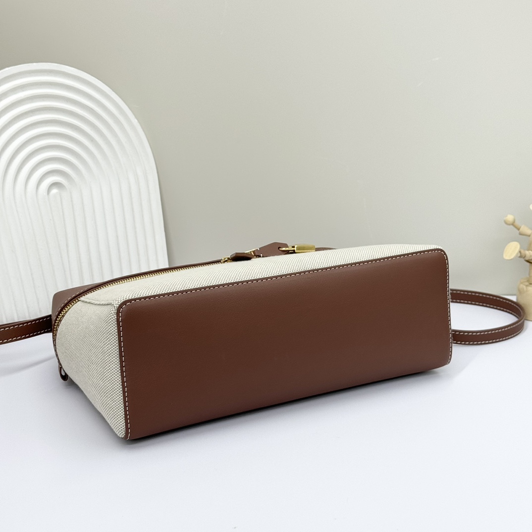 Loro Piana Extra Bag L27 Cotton, Linen Natural/Caramel Sugar/Sun Gold | Loro Piana US
