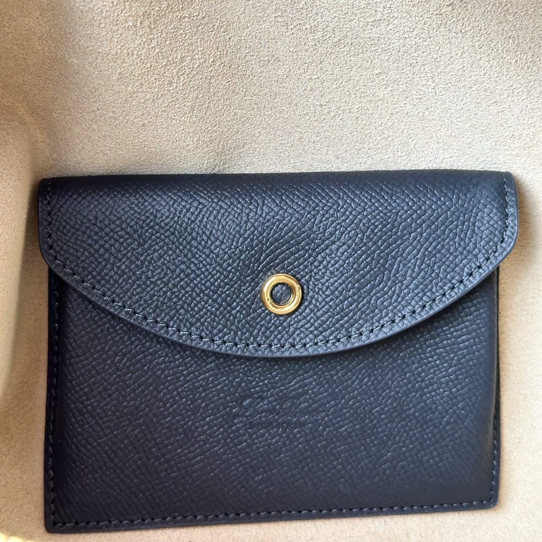 Extra L27 leather crossbody bag in black - Loro Piana |