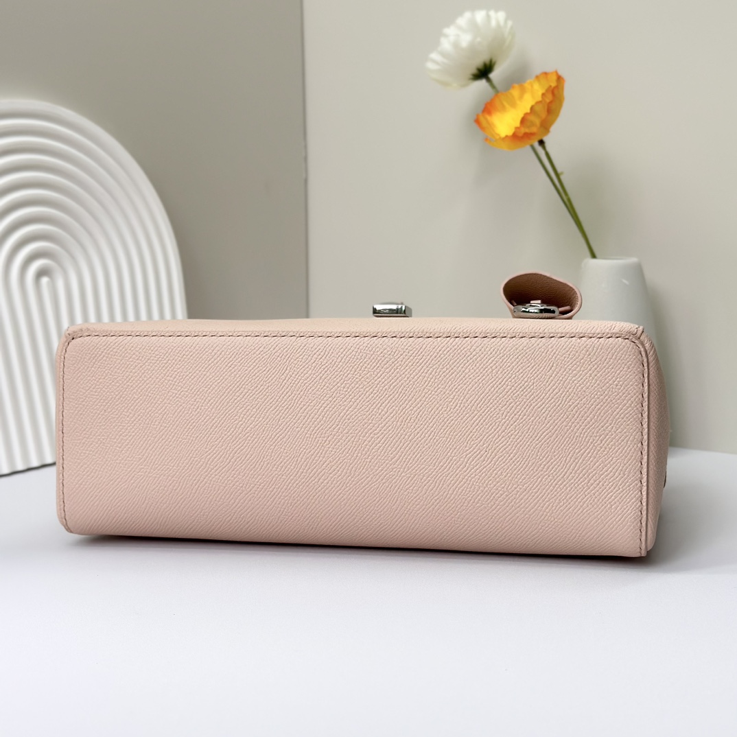 Loro Piana L27 Pochette Extra Pocket Embossed Pink