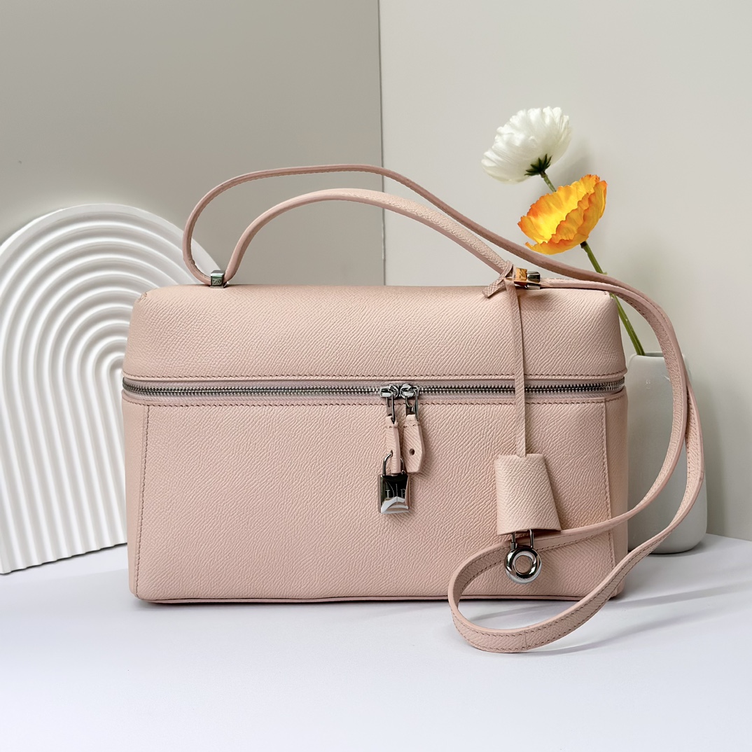 Loro Piana L27 Pochette Extra Pocket Embossed Pink