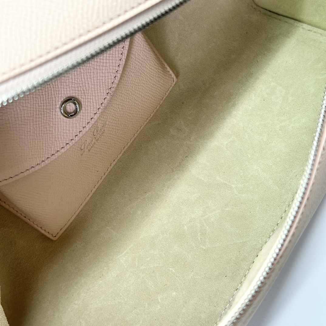 Loro Piana L27 Pochette Extra Pocket Embossed Pink