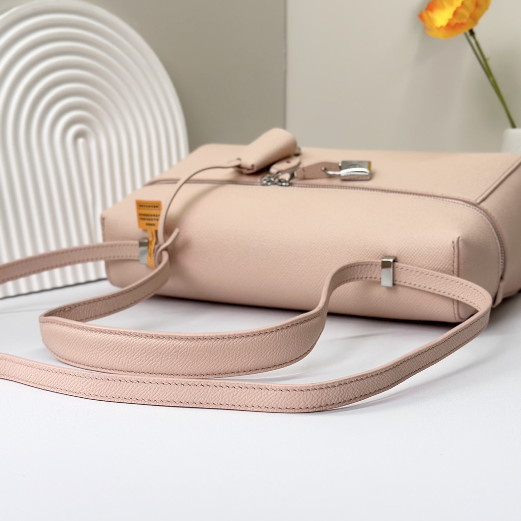 Loro Piana L27 Pochette Extra Pocket Embossed Pink