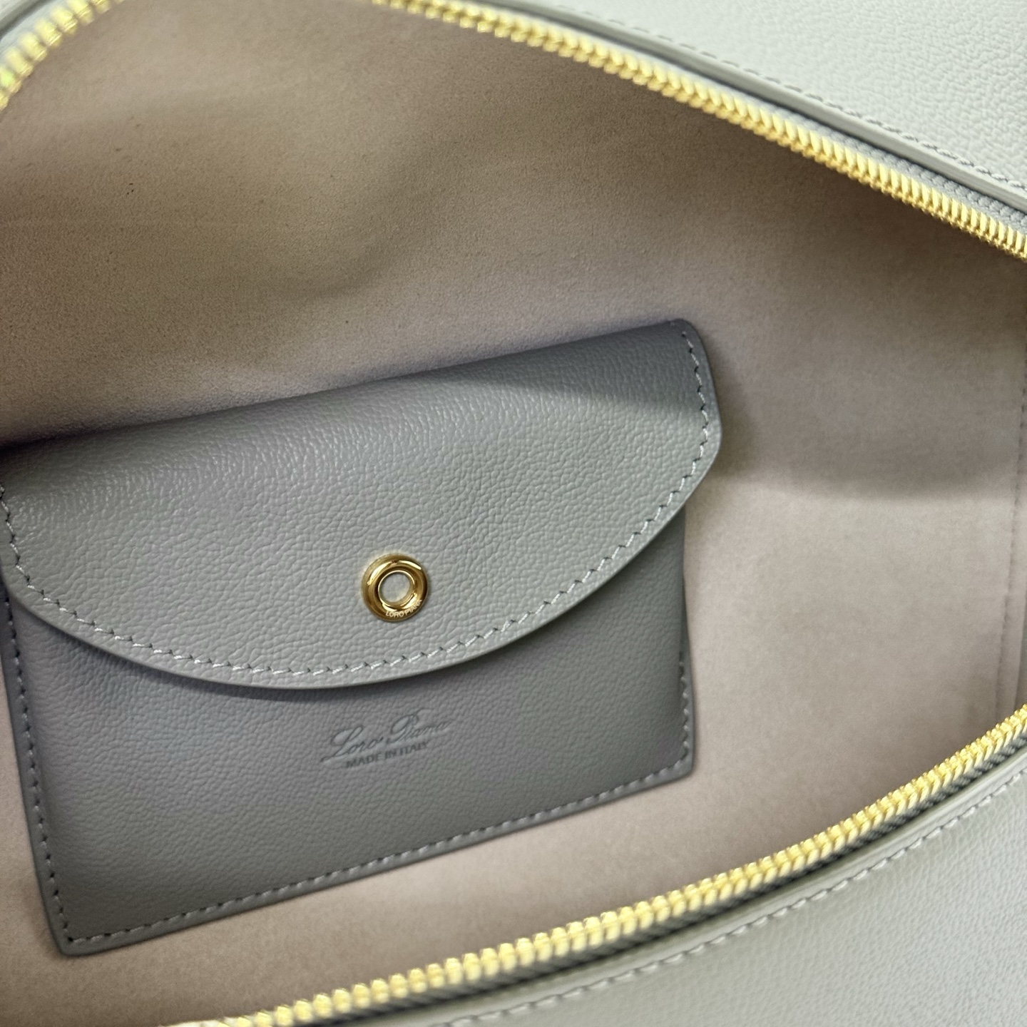 Loro Piana Green Extra Pocket L27 Bag in Leather