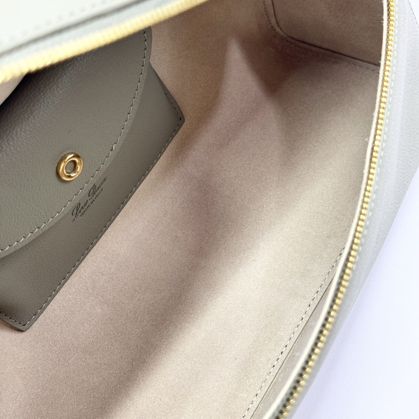 Loro Piana Green Extra Pocket L27 Bag in Leather