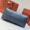 Loro Piana Small Ghiera Shopper Calfskin Blue Navy/Sun Gold | Loro Piana US