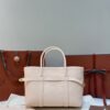 Loro Piana Large Ghiera Shopper Calfskin Light white/Sun Gold | Loro