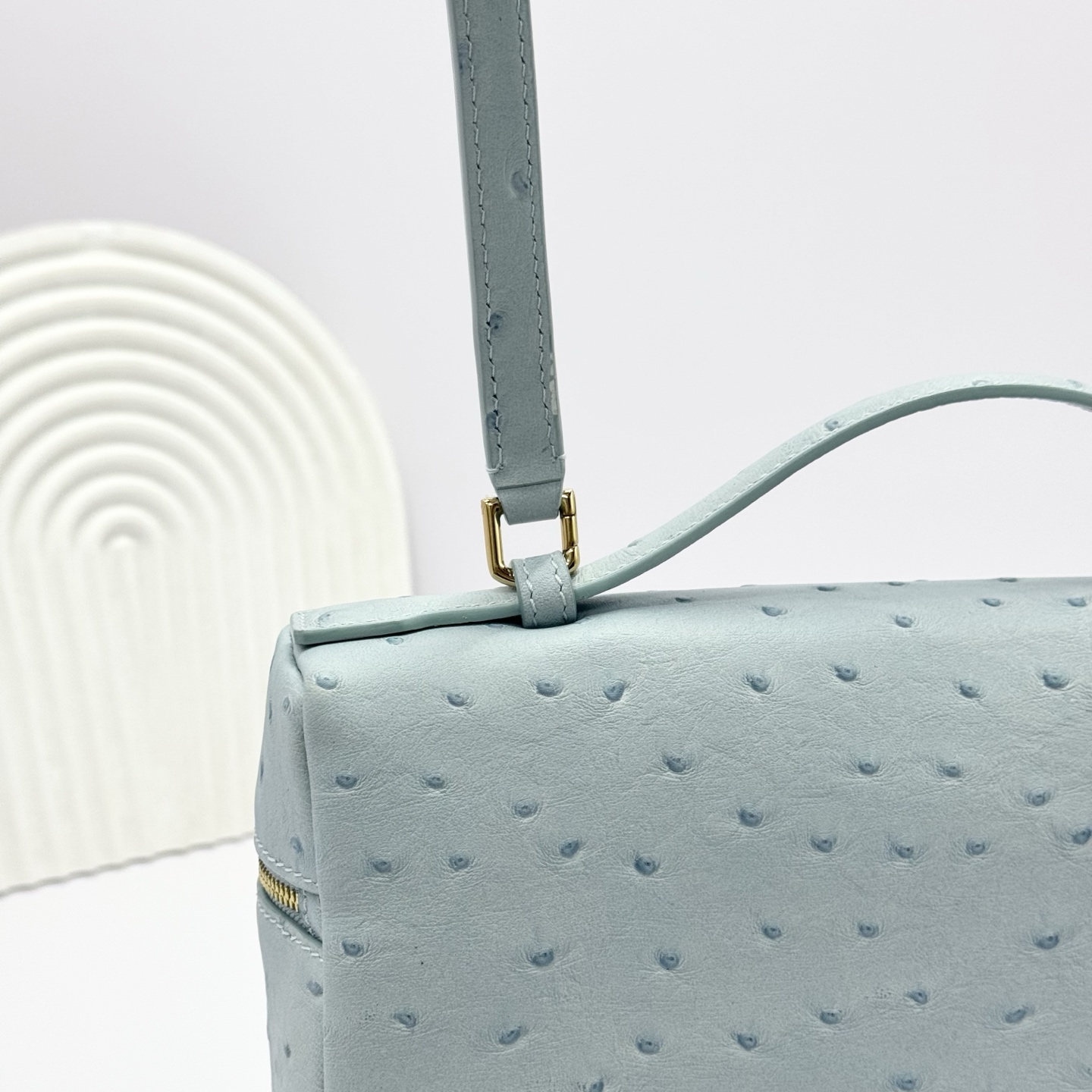 Loro Piana Woman Leather Goods Pouches blue sky | Loro Piana