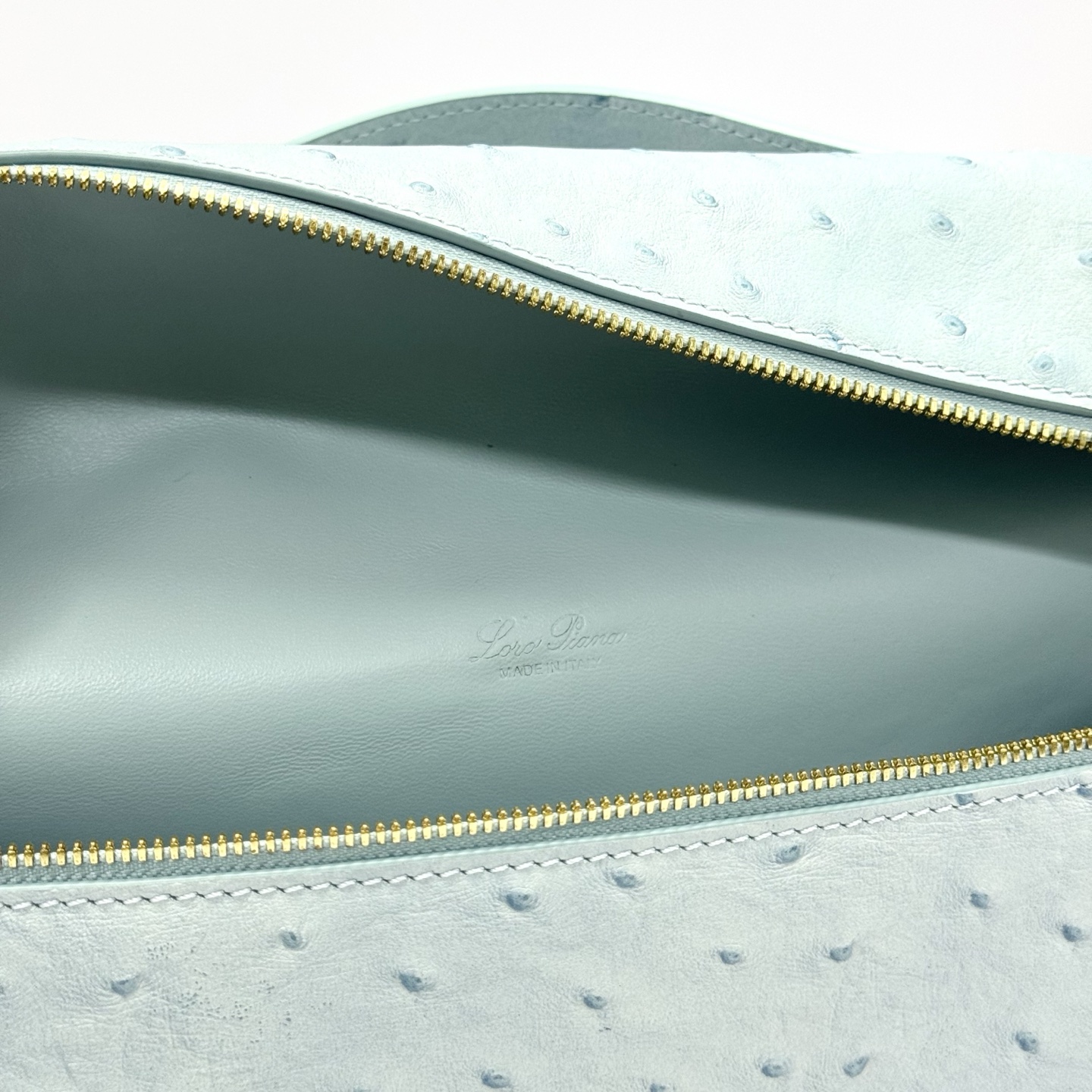Loro Piana Woman Leather Goods Pouches blue sky | Loro Piana