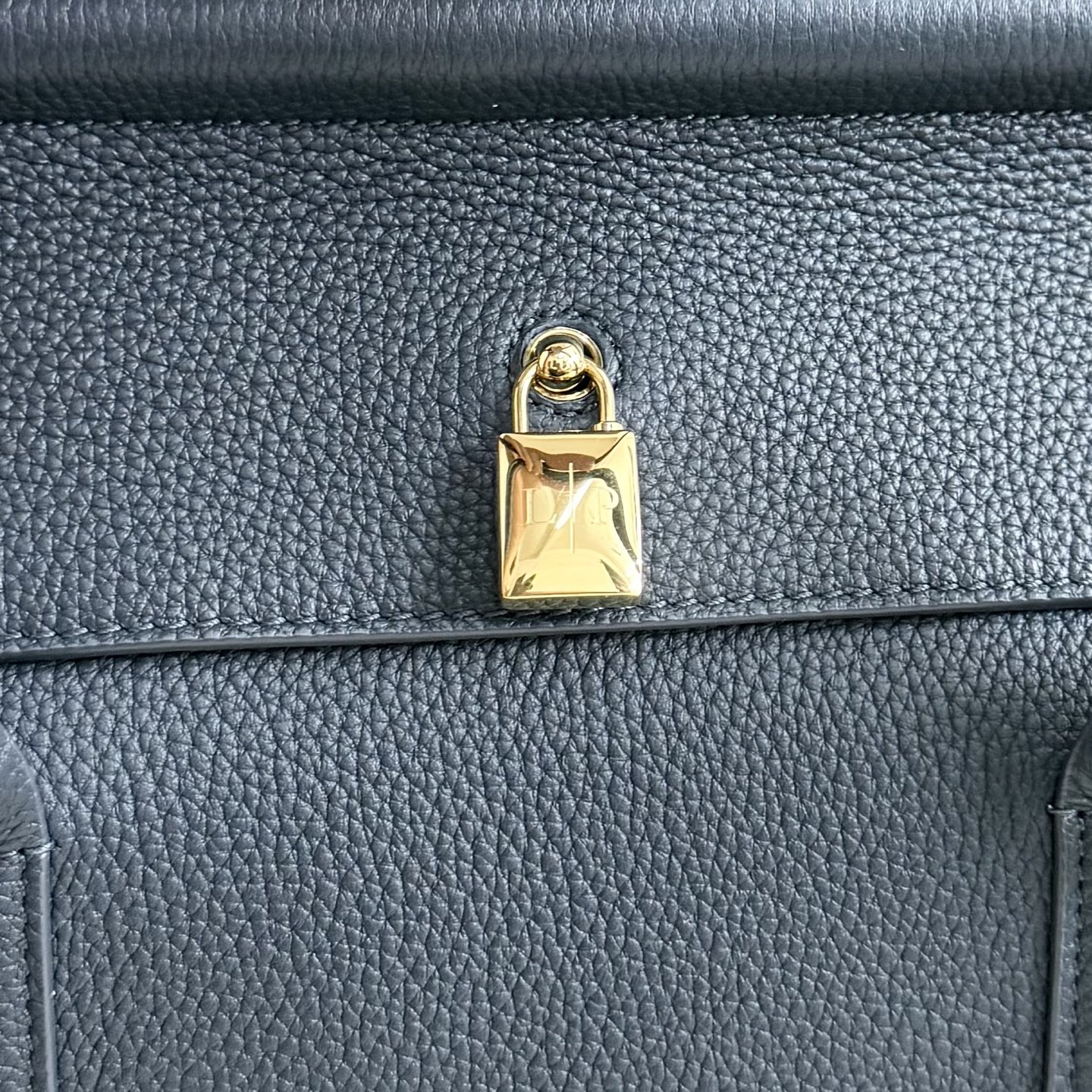 Loro Piana Loom bag L32 Grained Calfskin Navy Blue | Loro Piana US