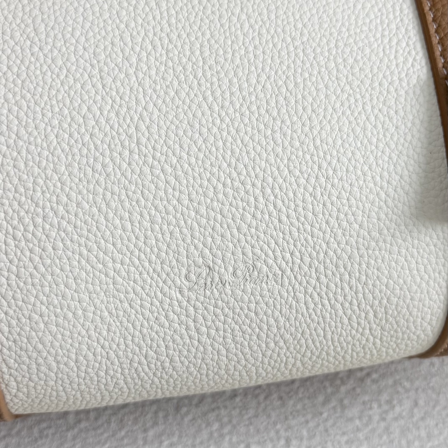 Loro Piana Loom bag L25 Cotton, Calfskin Nougat/Warm Tan/Sun Gold |