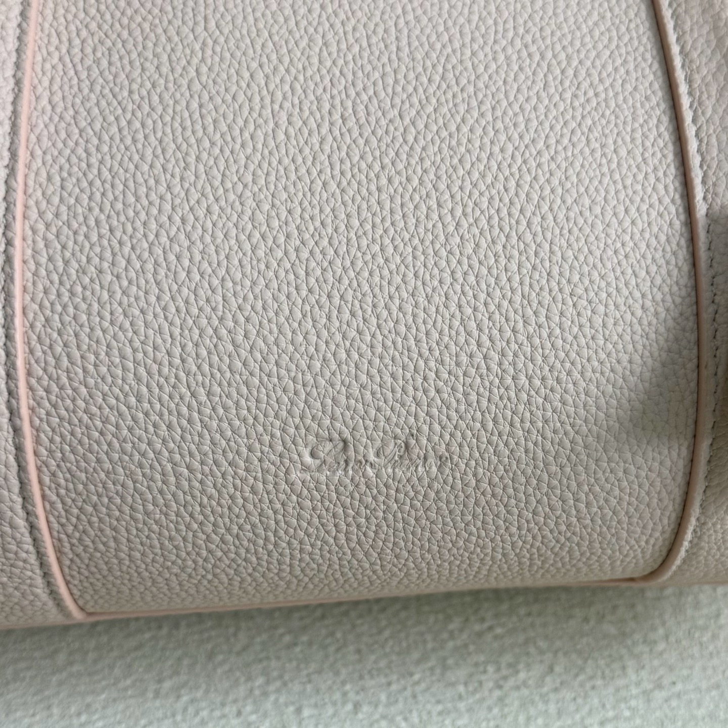 Loro Piana Loom bag L32 Grained Calfskin Creamed Honey/Sun Gold