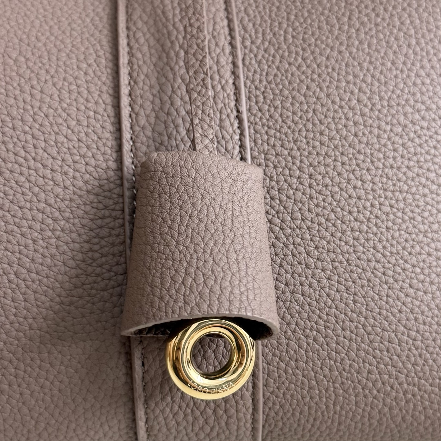 Loro Piana Leather Loom - Brown Handle Bags, Handbags
