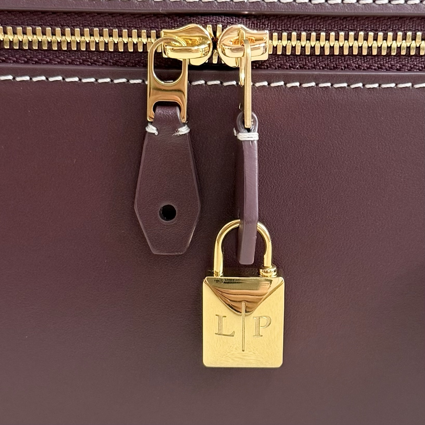 Extra bag L27 leather shoulder bag in brown - Loro Piana