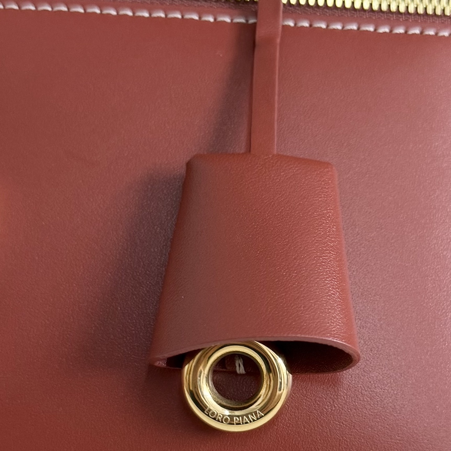 Loro Piana Extra Bag L27 Smooth Calfskin Deep Kummel | Loro Piana US