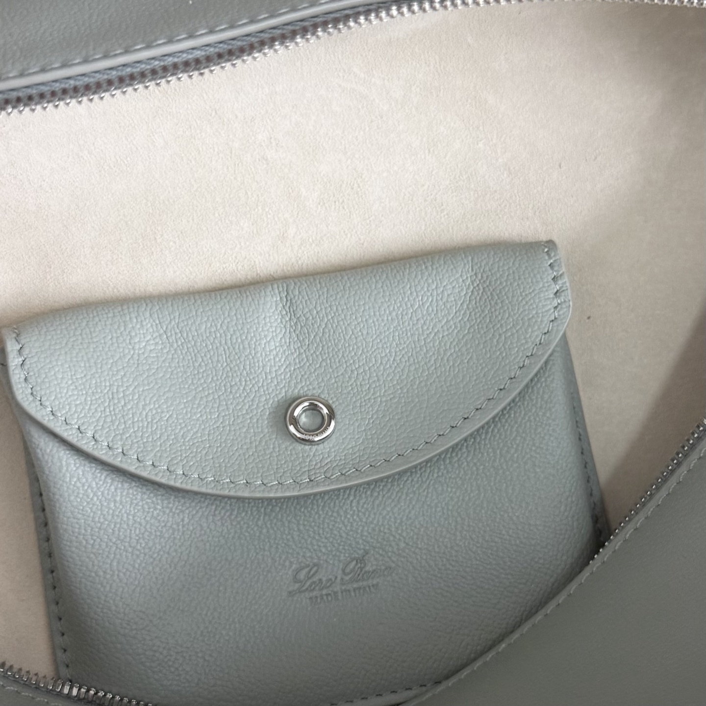 LORO PIANA Extra Pocket L27 textured-leather shoulder bag |