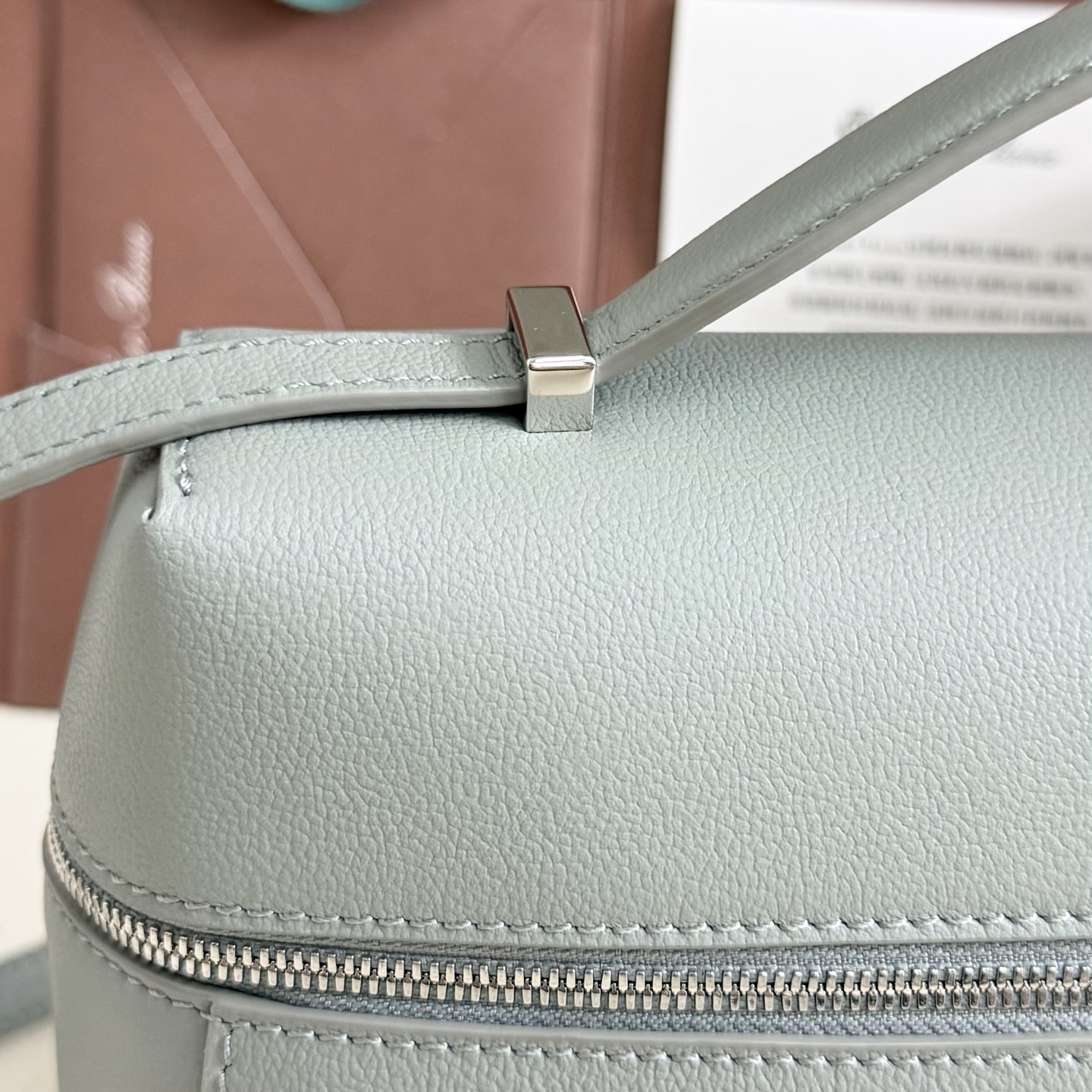 LORO PIANA Extra Pocket L27 textured-leather shoulder bag |