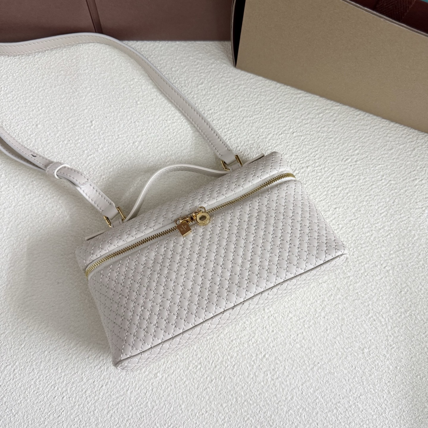Loro Piana Extra Pocket L19 Lambskin Whisper White/Sun Gold