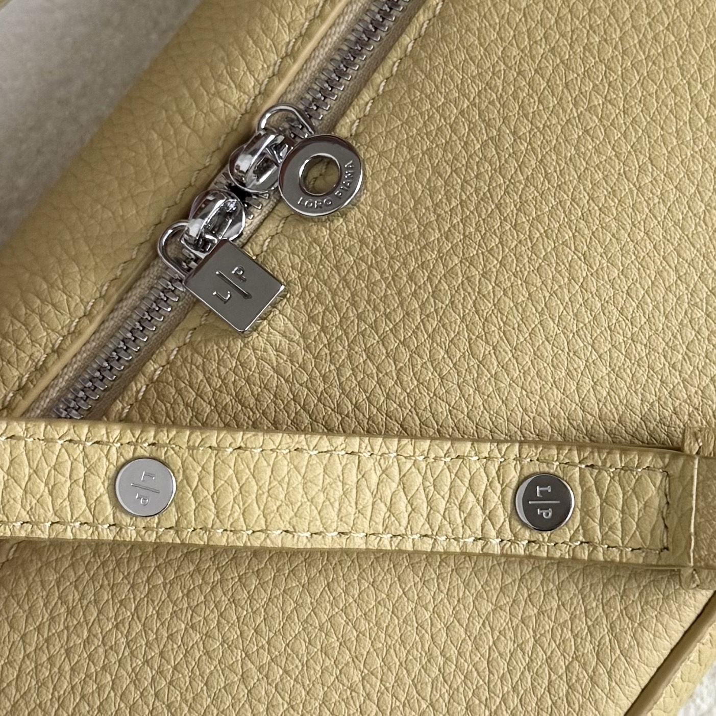 Loro Piana Leather clutch bag Loro Piana Yellow in Leather - 37503522