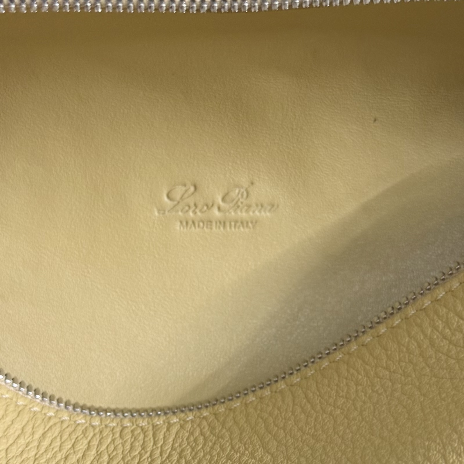 Loro Piana Leather clutch bag Loro Piana Yellow in Leather - 37503522
