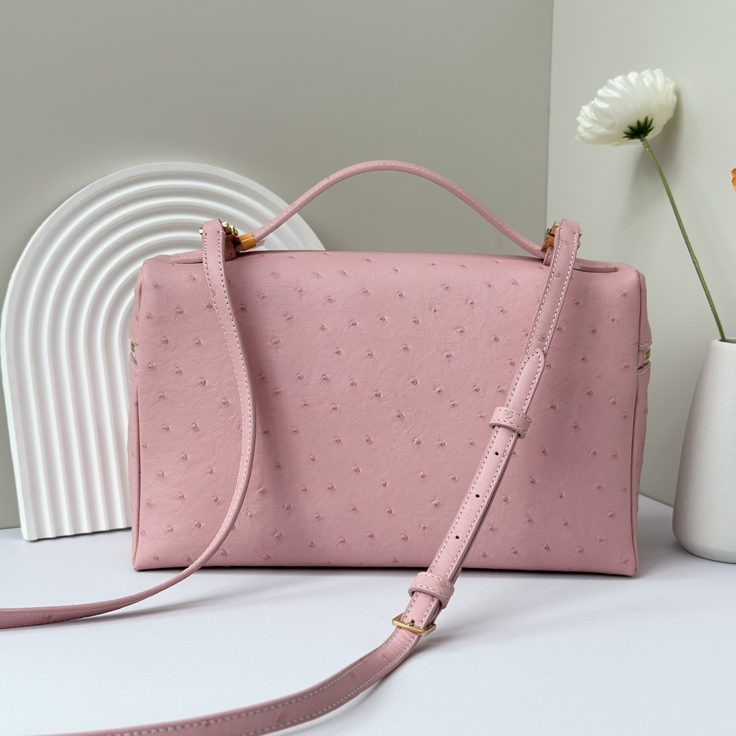 Loro Piana Ostrich handbag Loro Piana Pink in Ostrich - 34519347