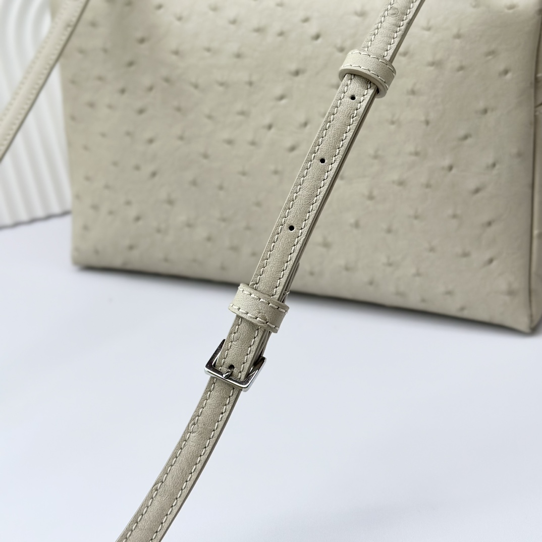 Extra pocket leather crossbody bag Loro Piana Beige in Leath