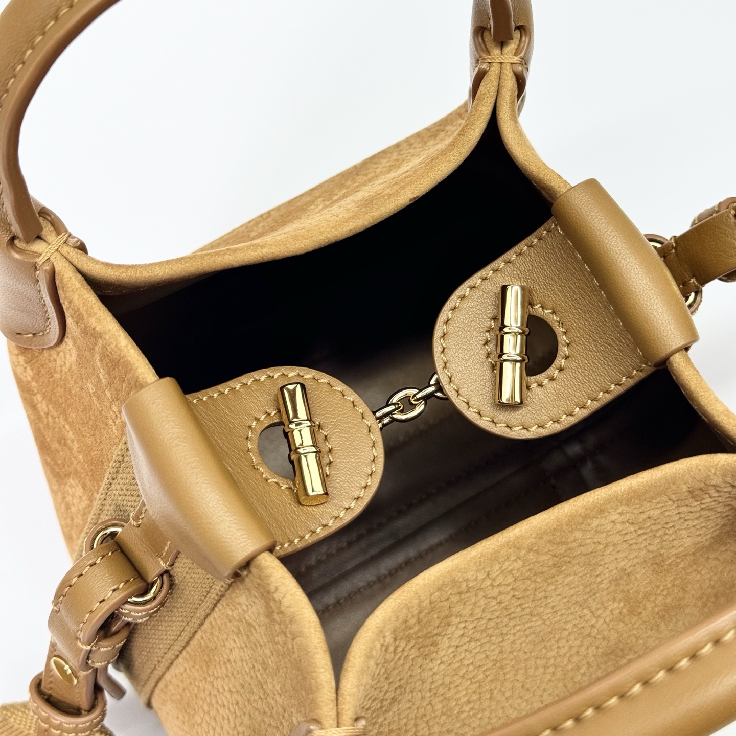 Loro Piana Micro Bale bag Grained Calfskin SPICED CURRY | Loro Piana
