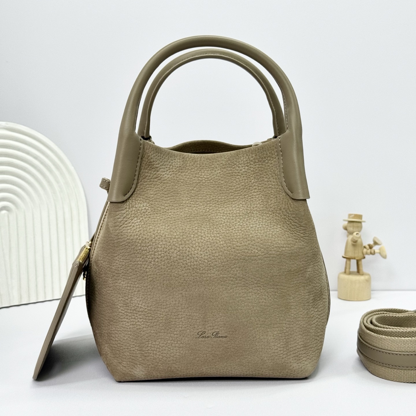 Loro Piana 51AX SS25 Women’s Veil Small Shoulder Bag