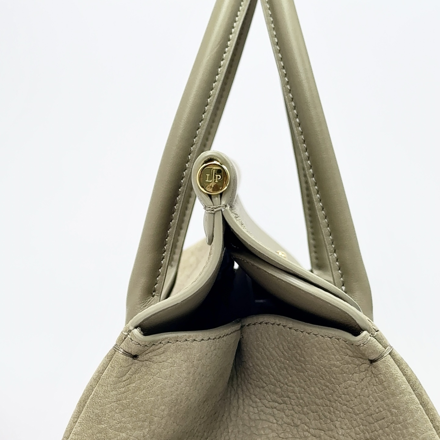 Loro Piana Loom bag L25 Calfskin Dried Taragon/Sun Gold | Loro Piana